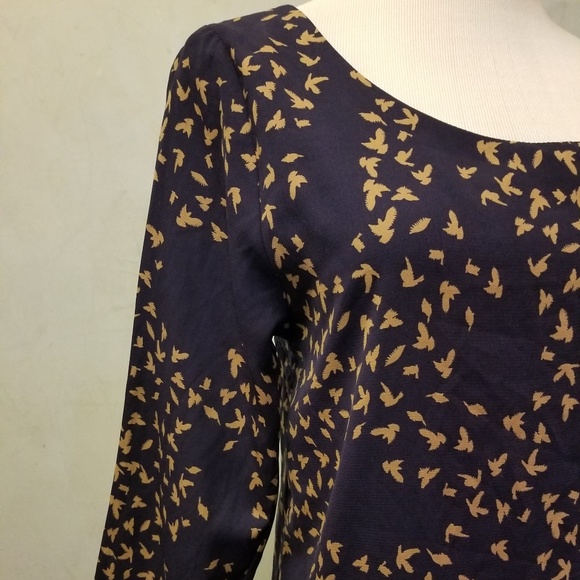 Everly Anthropologie bird dress (H9) - Picture 5 of 8